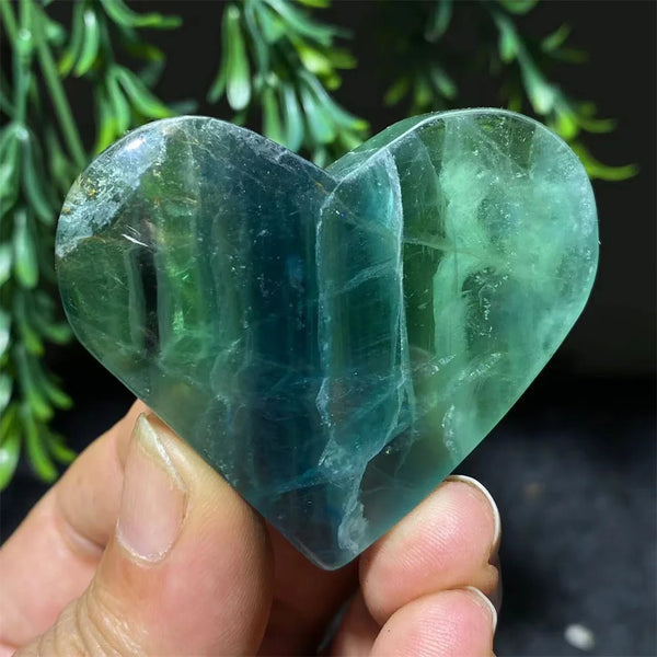 Blue Fluorite Heart-ToShay.org