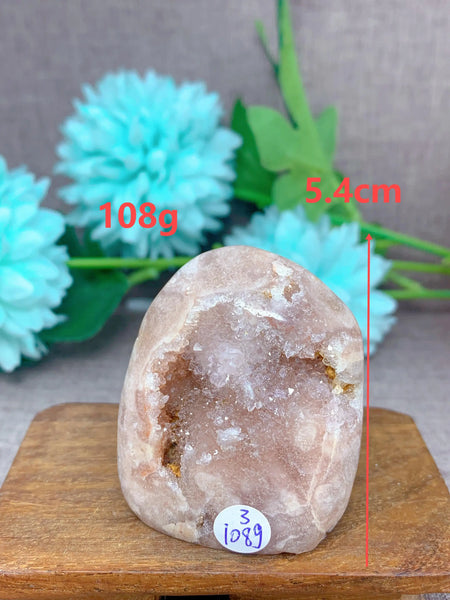 Pink Amethyst Agate Geode-ToShay.org