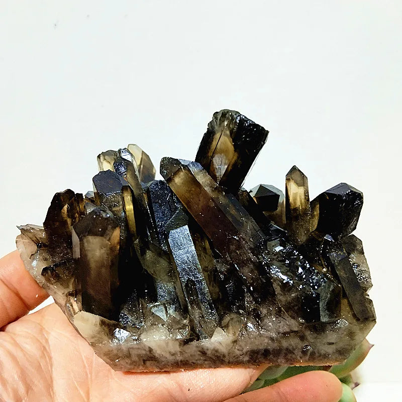 Smoky Quartz Crystal Cluster-ToShay.org
