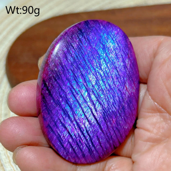Purple Violet Rainbow Moonstone-ToShay.org