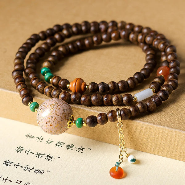 Brown Butter Agarwood Bracelet-ToShay.org