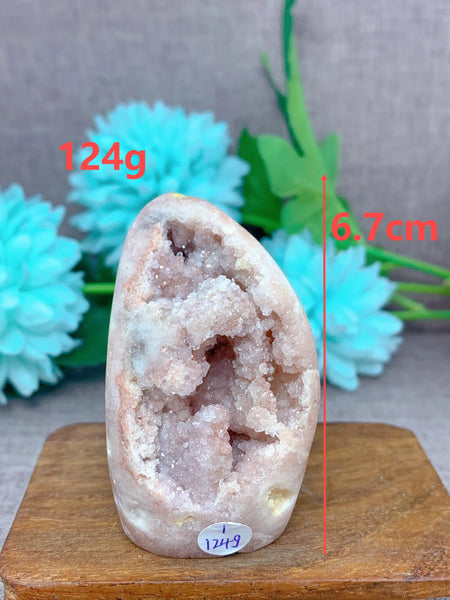 Pink Amethyst Agate Geode-ToShay.org