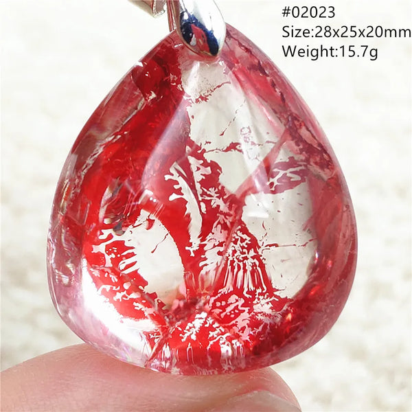 Red Limonite Quartz Pendant-ToShay.org