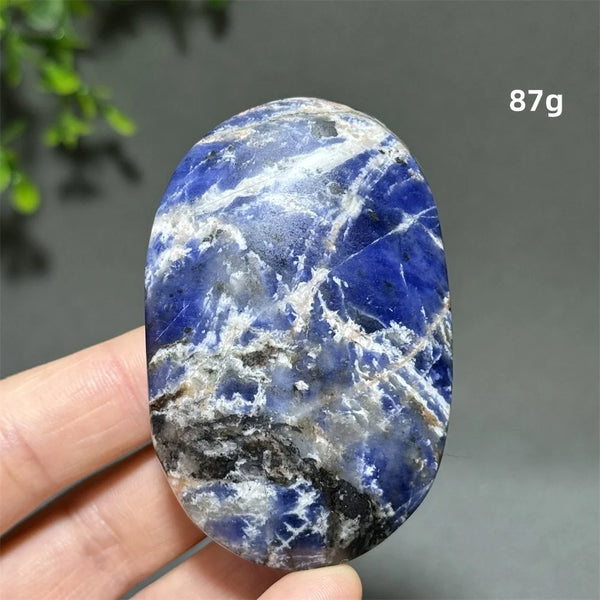 Blue Sodalite Palm Stone-ToShay.org