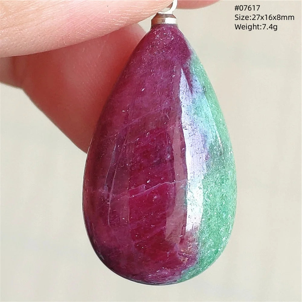 Red Ruby Zoisite Pendant-ToShay.org