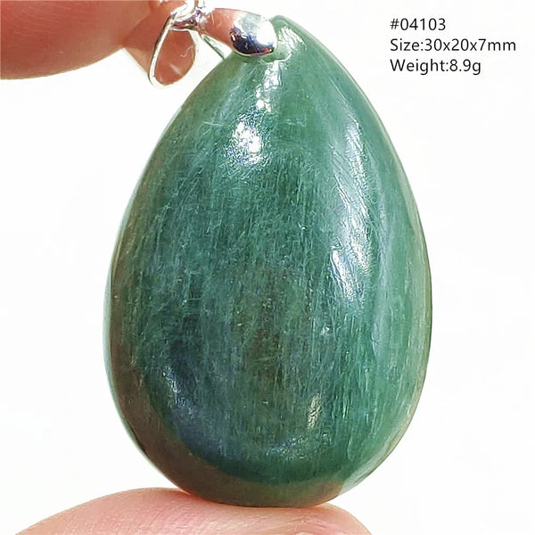 Green Kyanite Pendant-ToShay.org