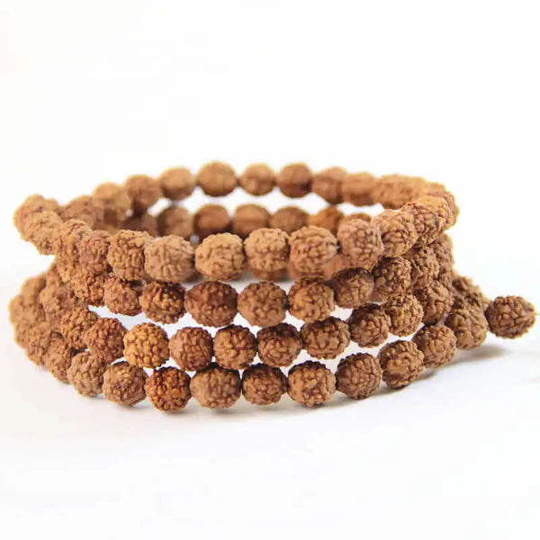Brown Rudraksha Bodhi Beads-ToShay.org