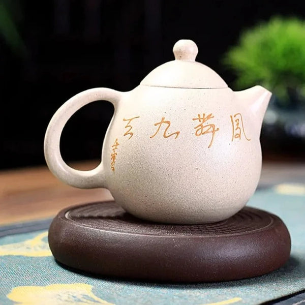 Dragon Egg Clay Teapot-ToShay.org