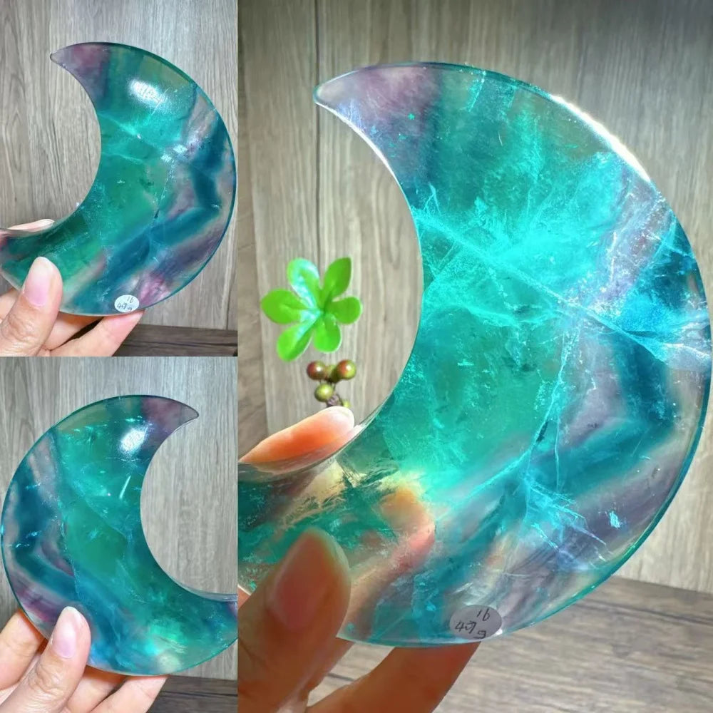 Rainbow Fluorite Moon-ToShay.org