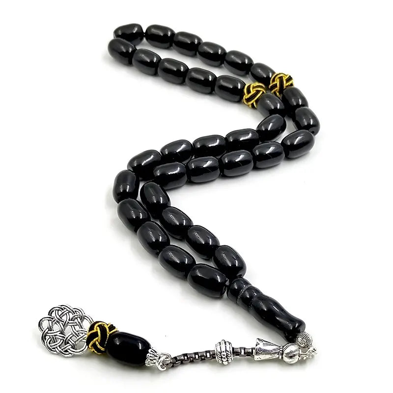 Black Agate Prayer Beads-ToShay.org