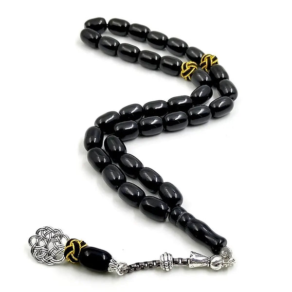 Black Agate Prayer Beads-ToShay.org