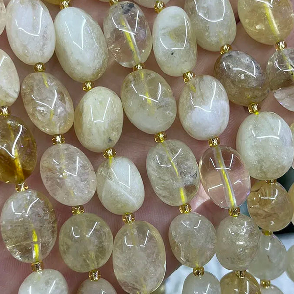 Yellow Citrine Crystal Beads-ToShay.org