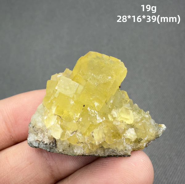 Yellow Fluorite Cluster-ToShay.org
