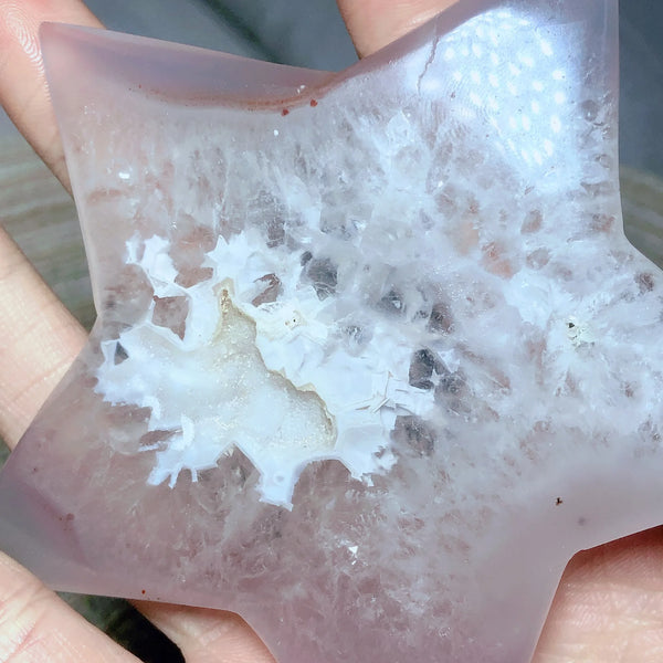 Grey Druzy Agate Star-ToShay.org