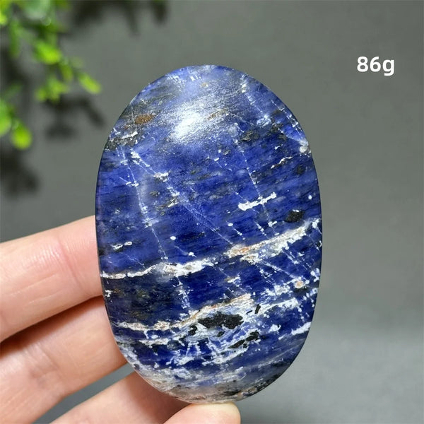 Blue Sodalite Palm Stone-ToShay.org