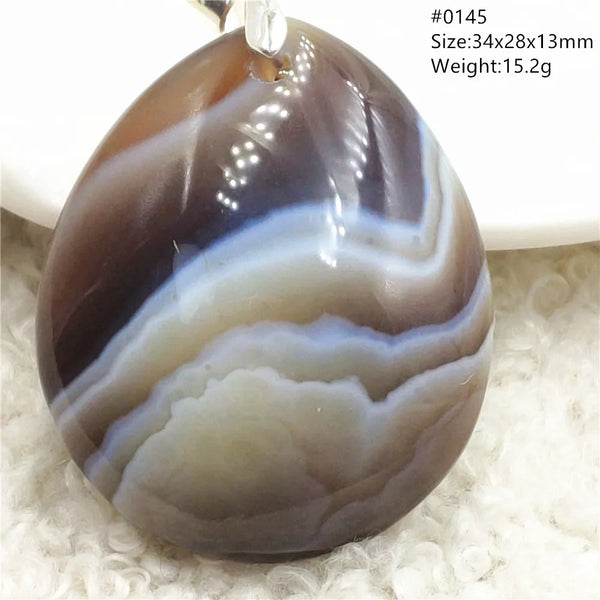 Grey Lace Agate Pendant-ToShay.org