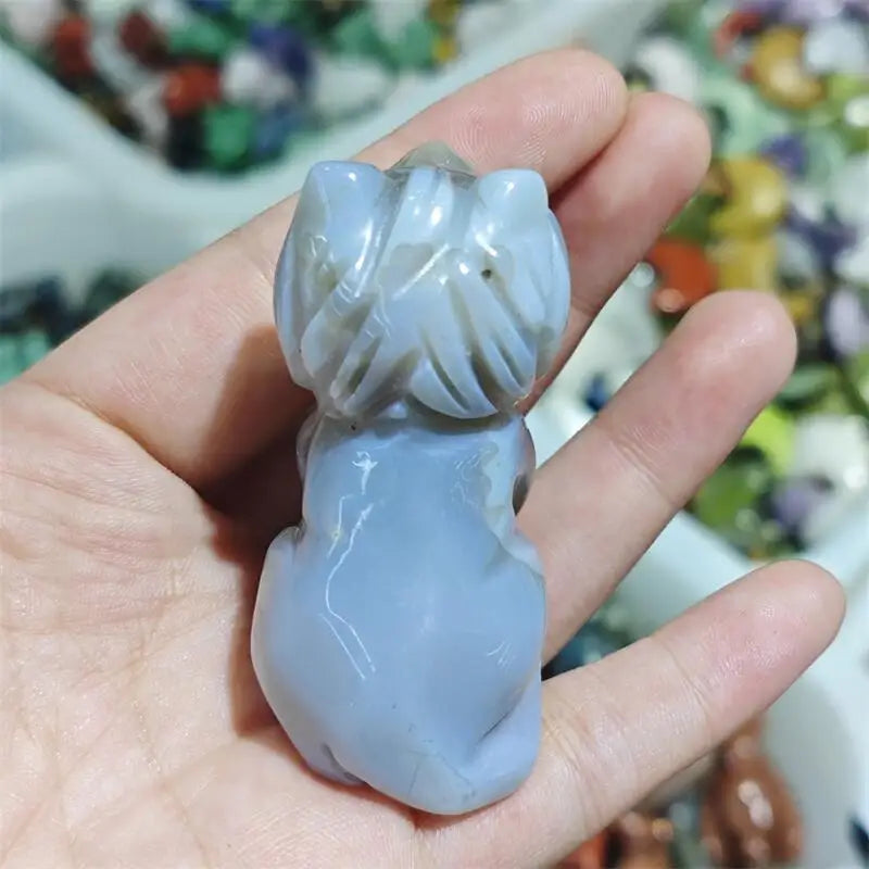 Grey Agate Lion-ToShay.org
