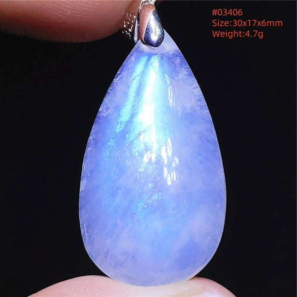 Blue Light Moonstone Pendant-ToShay.org