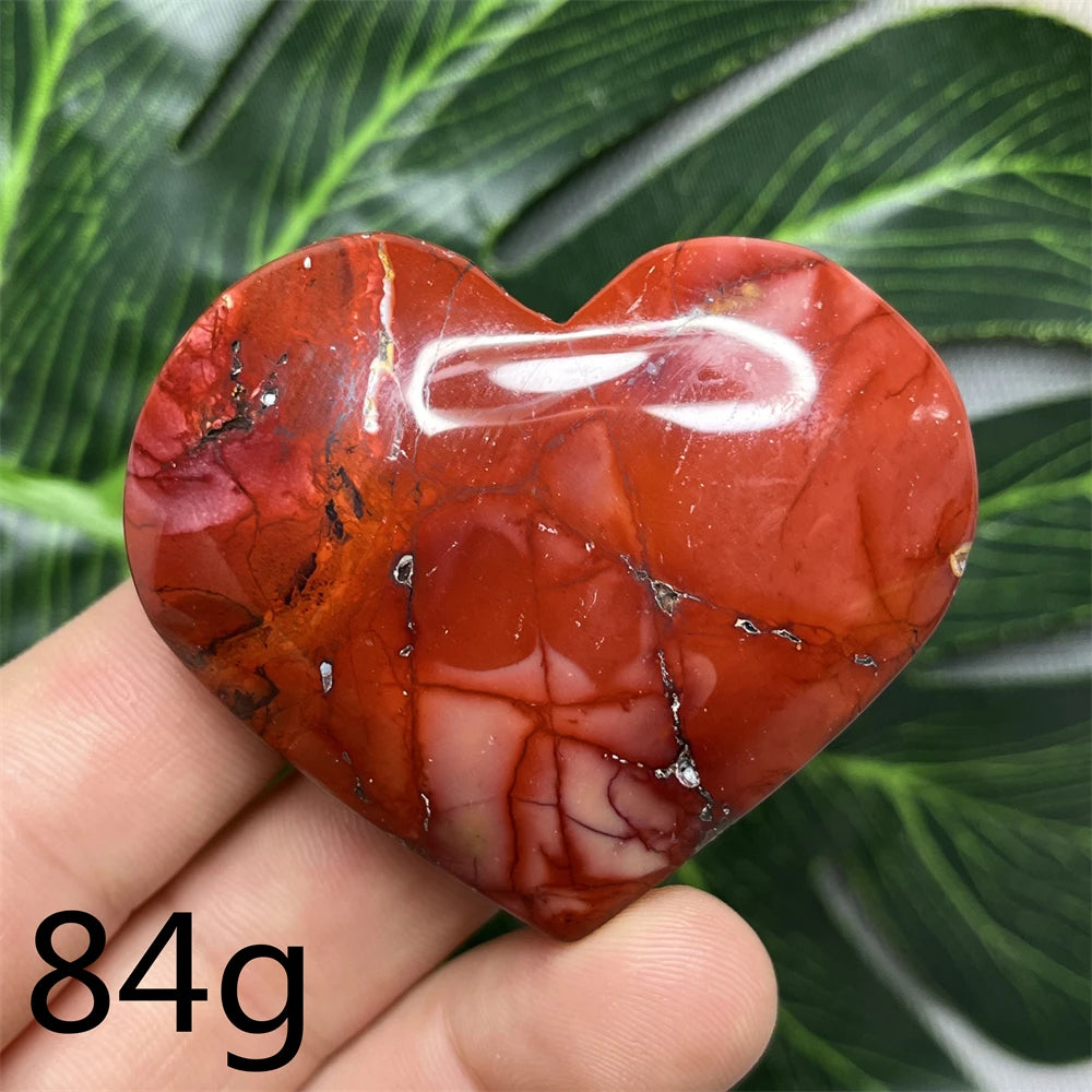 Yellow Mookaite Hearts-ToShay.org