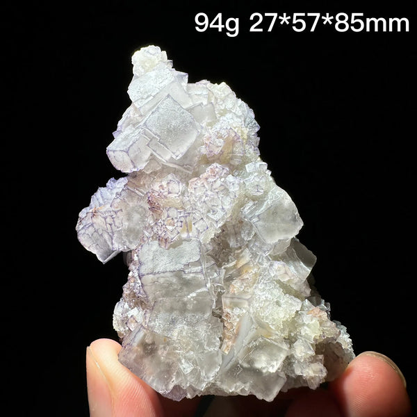 Purple Edge Fluorite Crystal-ToShay.org