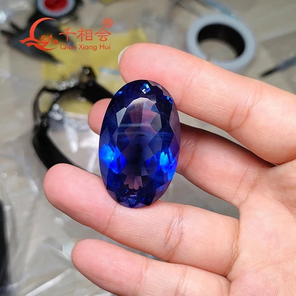 Blue Sapphire Corundum Gem-ToShay.org