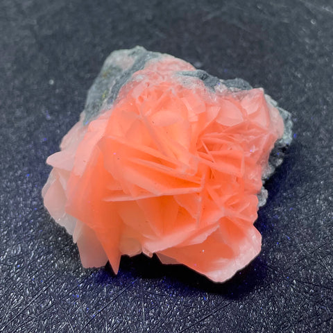 Rose Calcite Crystal Cluster-ToShay.org