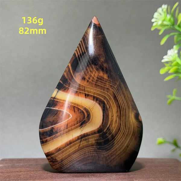 Black Striped Agate Torch-ToShay.org