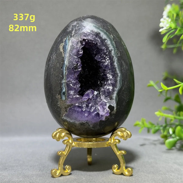 Purple Amethyst Cluster Egg-ToShay.org