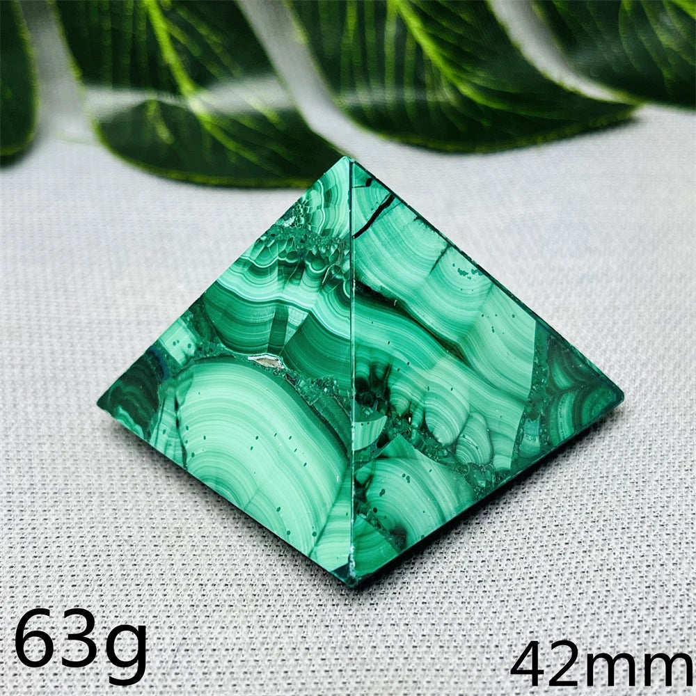 Green Malachite Pyramid-ToShay.org