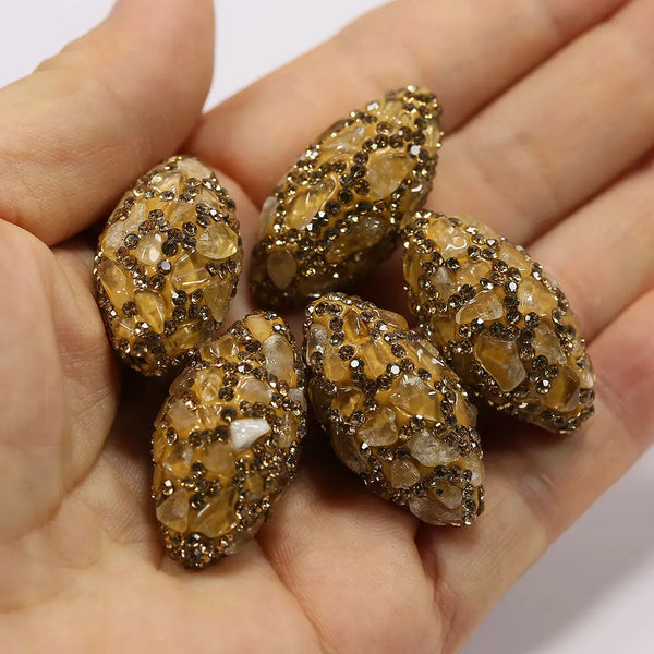 Yellow Citrine Crystal Beads-ToShay.org