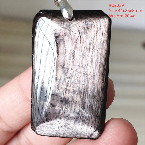 Black Hypersthene Pendant-ToShay.org