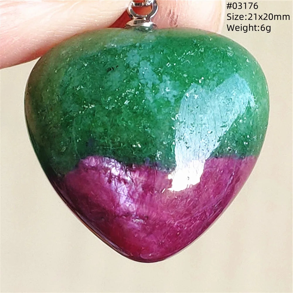 Red Ruby Zoisite Pendant-ToShay.org