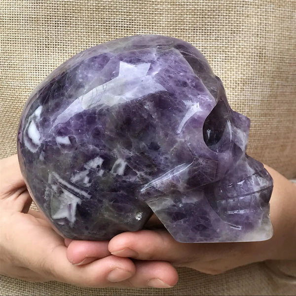 Purple Dream Amethyst Skull-ToShay.org