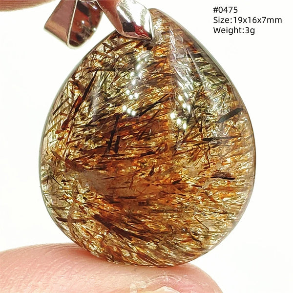 Black Copper Rutilated Quartz-ToShay.org