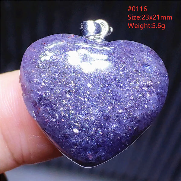 Blue Blood Red Lolite Pendant-ToShay.org