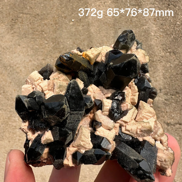 Black Epidote Feldspar Quartz-ToShay.org