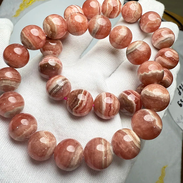 Pink Rhodochrosite Bracelet-ToShay.org