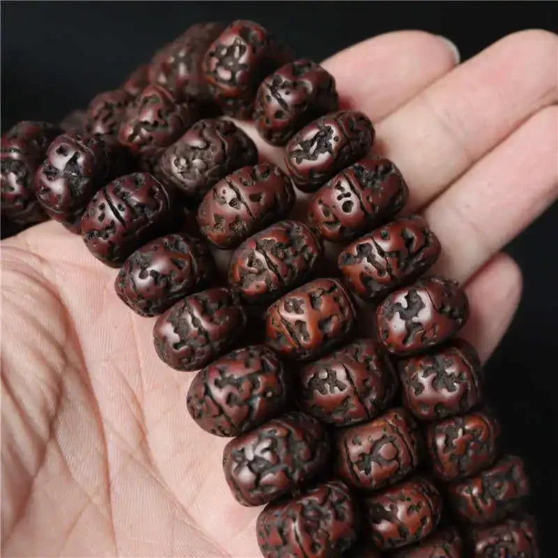 Tibetan Rudraksha Bodhi Beads-ToShay.org
