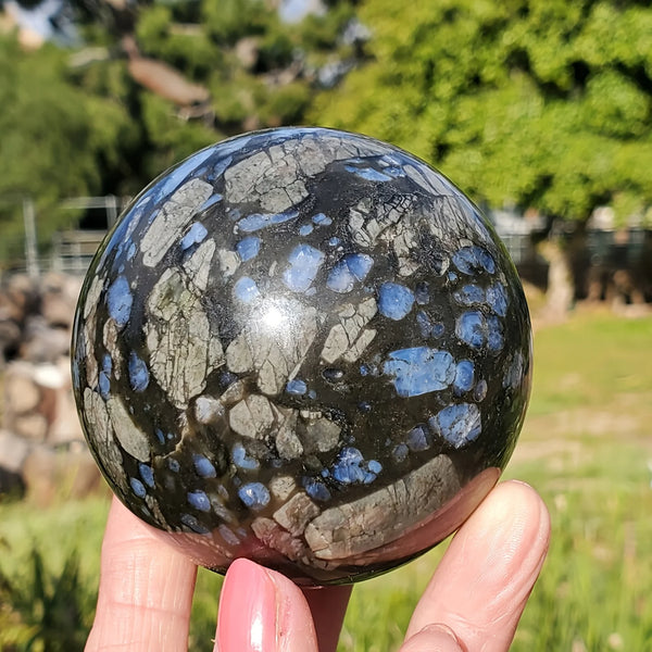 Blue Llanite Quartz Ball-ToShay.org