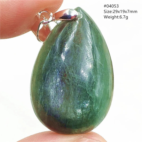 Green Blue Kyanite Pendant-ToShay.org