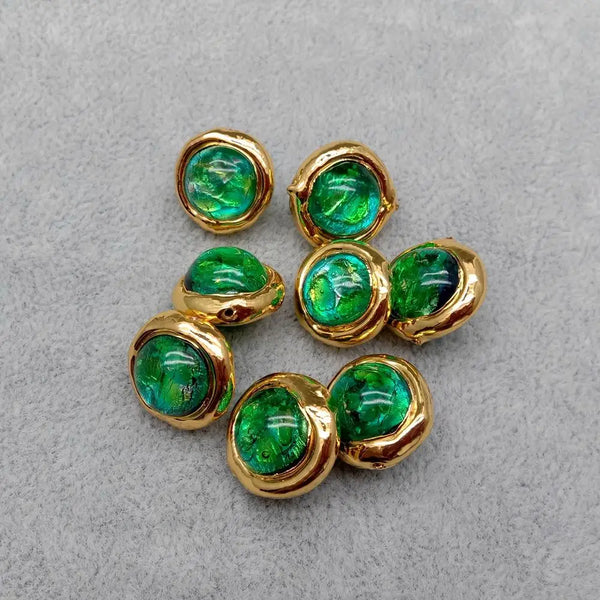 Green Glass Beads-ToShay.org