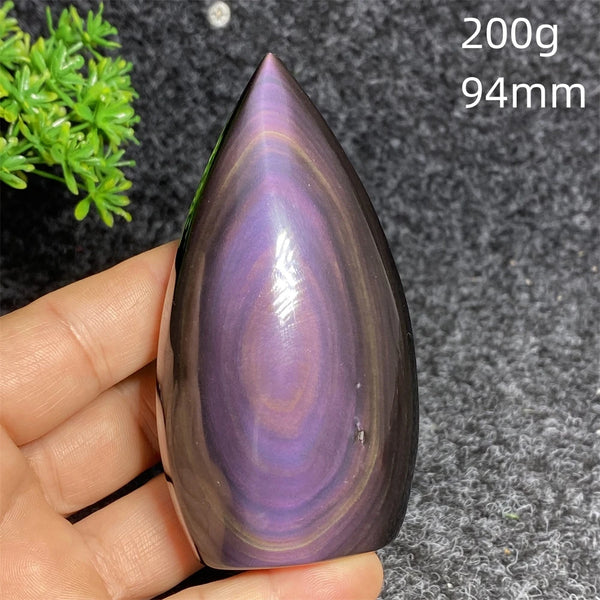 Rainbow Obsidian Torch-ToShay.org