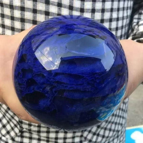 Blue Melting Quartz Ball-ToShay.org