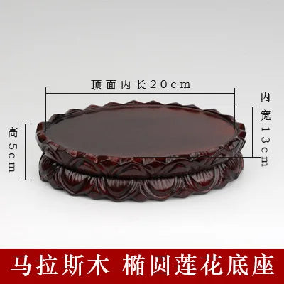 Wood Lotus Base-ToShay.org