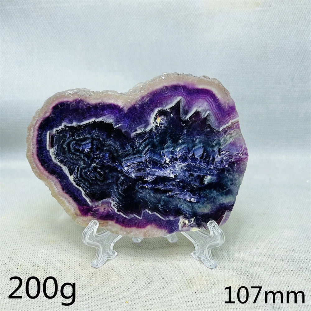 Purple Fluorite Rainbow Slice-ToShay.org