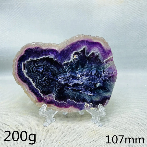 Purple Fluorite Rainbow Slice-ToShay.org