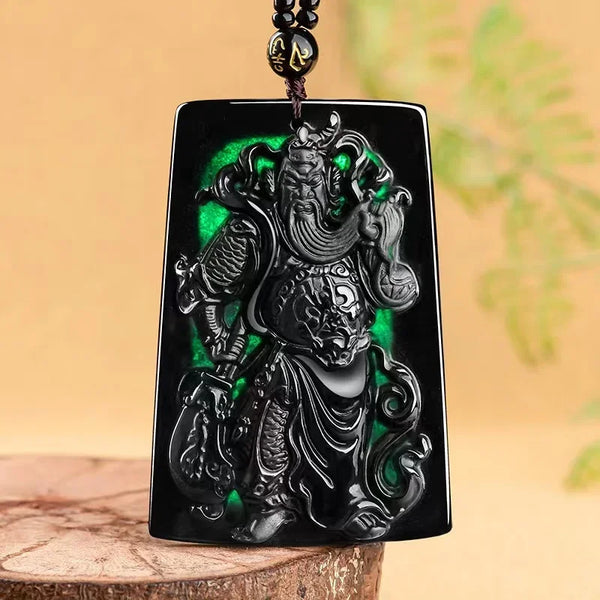 Black Ink Jade Guan Gong-ToShay.org