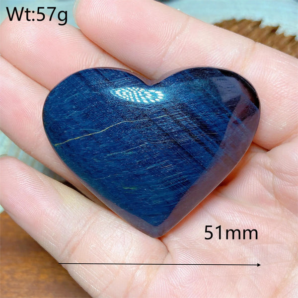 Blue Tiger Eye Heart-ToShay.org