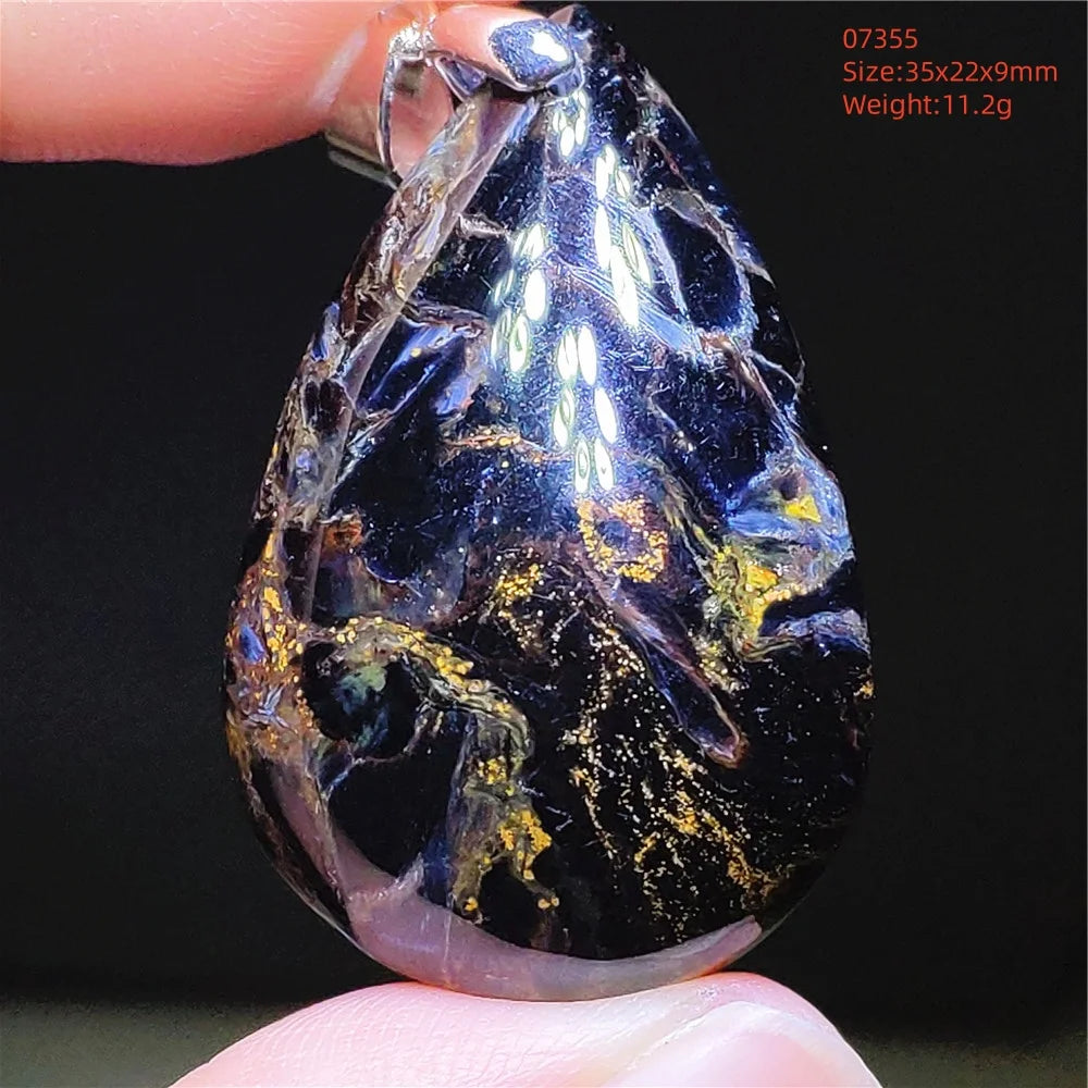 Blue Pietersite Pendant-ToShay.org