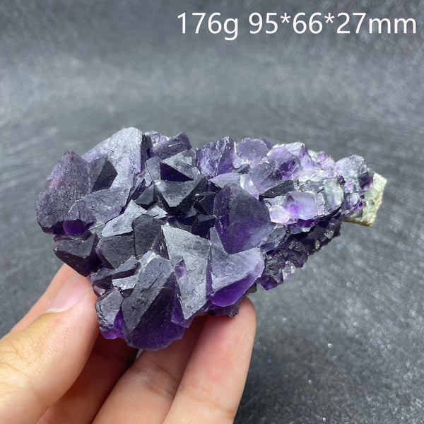 Purple Fluorite Crystal Cluster-ToShay.org